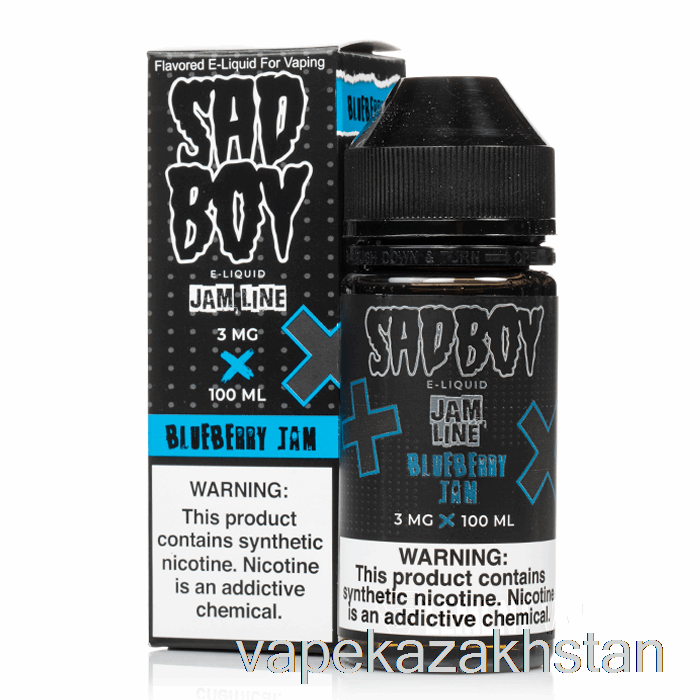 Vape Disposable Blueberry Jam - Sadboy - 100mL 6mg